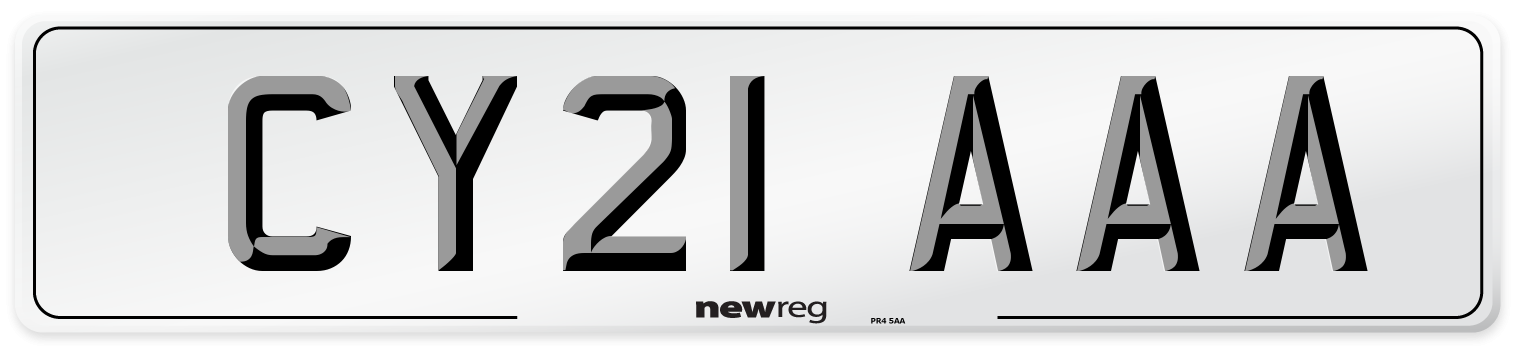CY21 AAA Number Plate from New Reg